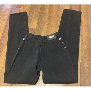 Vtg Lawman Western Jeans Womens 5 Cowboy Bareback High Rise Straight Leg 24x34